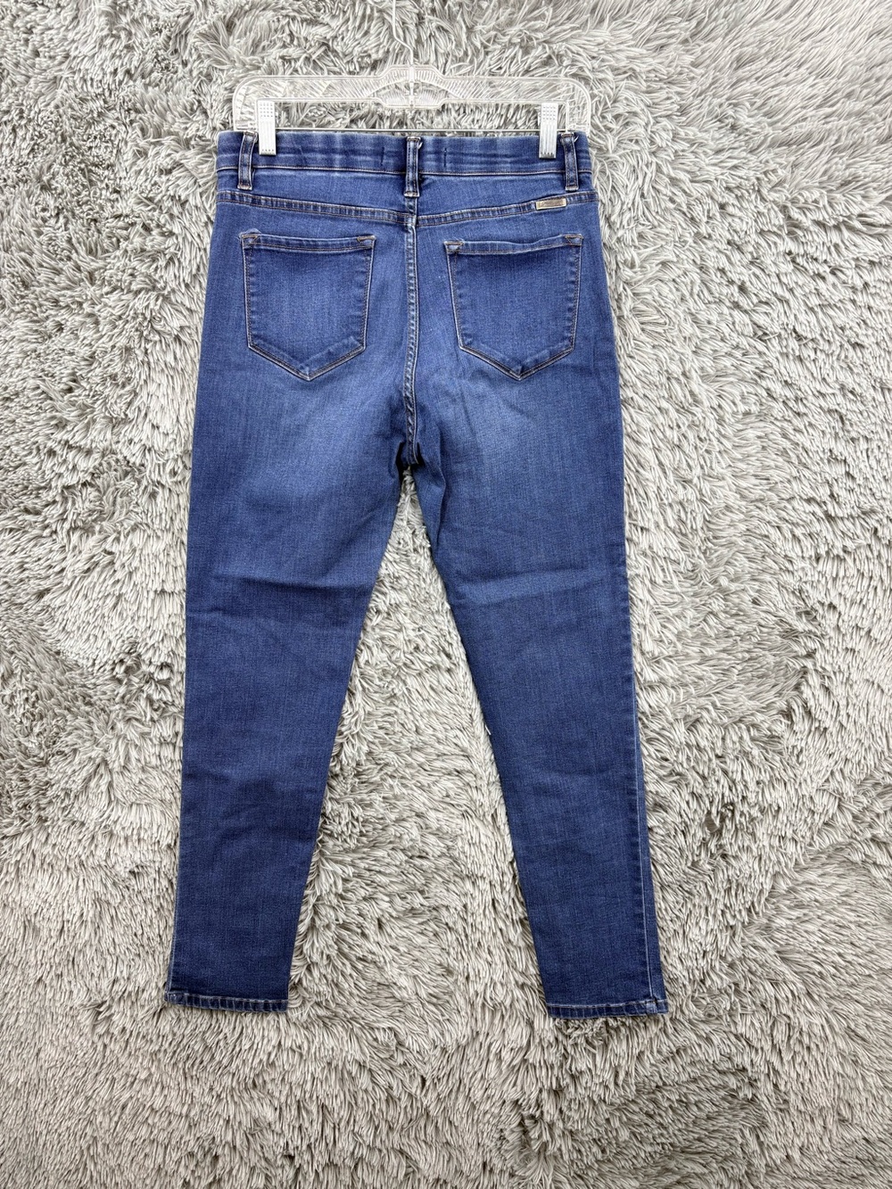 Kancan Jeans Womens 28 Estilo Medium Wash Whiskered Stretch Skinny